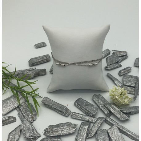 ZinZi zilveren multi-look armband met 3 schakel kettinkjes ZIA 1799