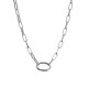Collier "Square Chain" zilver