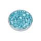 Top part 7mm "Turquoise Stone" zilver