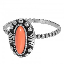 IXXXI vulring 2mm "Indian Coral" zilver