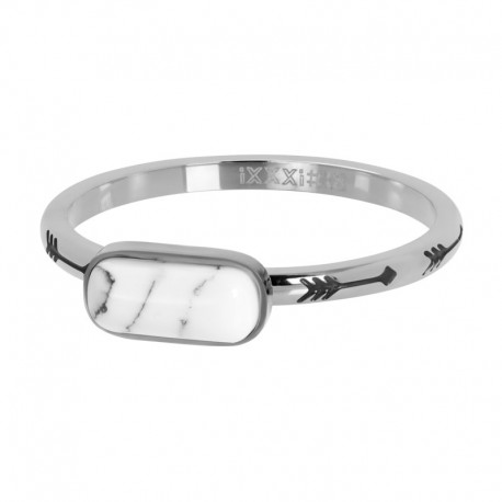IXXXI vulring 2mm "Festival White" zilver