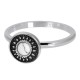 IXXXI vulring 2mm "Vintage White" zilver