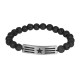 IXXXI MEN armband "Son" mat zilver