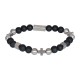 IXXXI MEN armband "Grover" mat zilver