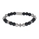 IXXXI MEN armband "Grover" mat zilver