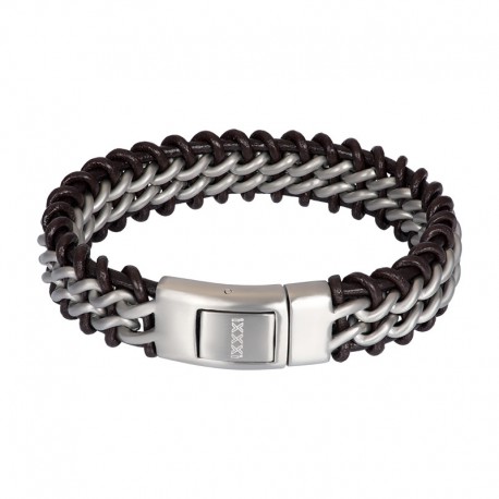 IXXXI MEN armband "Orion" mat zilver