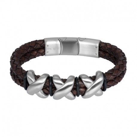 IXXXI MEN armband "Heaven" mat zilver