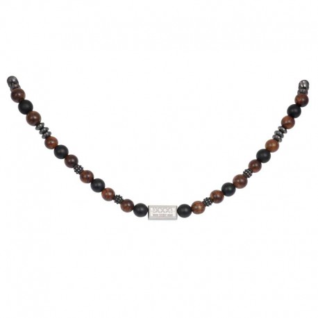 IXXXI MEN ketting "Boho Wood" 45 cm kleur: Antique