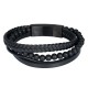 IXXXI MEN armband "Calvin" mat zwart