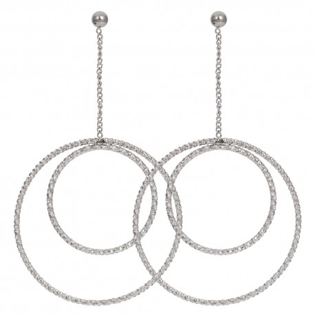 IXXXI oorbellen "Zen" zilver