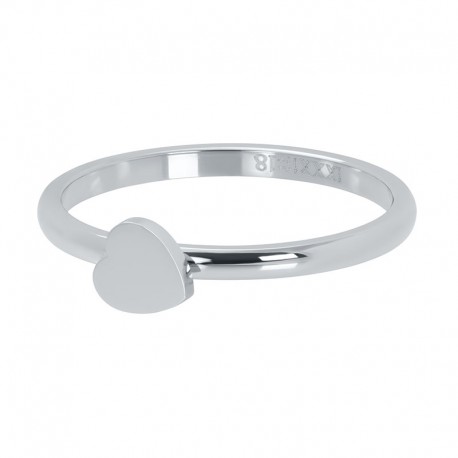 iXXXi vulring hart symbool zilver 2mm
