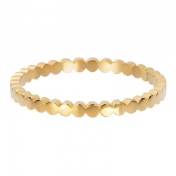 iXXXi vulring flat cirkles goud 2mm