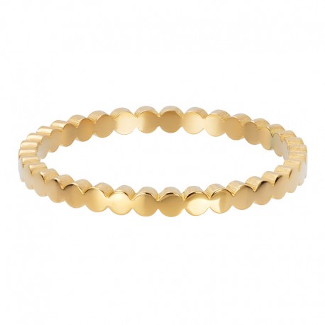 iXXXi vulring flat cirkles goud 2mm