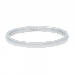 iXXXi vulring small smooth zilver 2mm