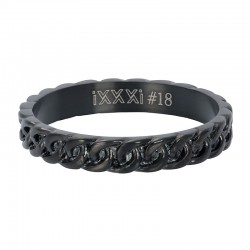 iXXXi vulring curb chain zwart 4mm