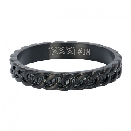 iXXXi vulring curb chain zwart 4mm