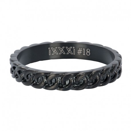 iXXXi vulring curb chain zwart 4mm