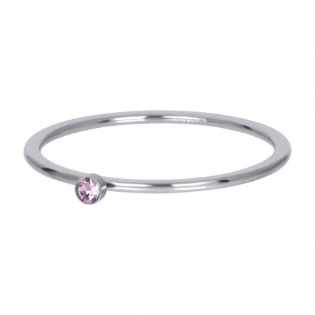 IXXXI Vulring crystal stone roze zilver