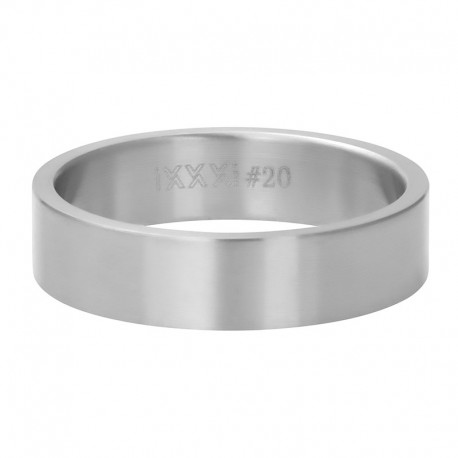 ixxxi men vulring smooth zilver 6mm