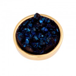 ixxxi top part drusy dark blue - goud