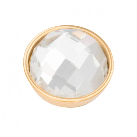 ixxxi top part facet crystal - goud